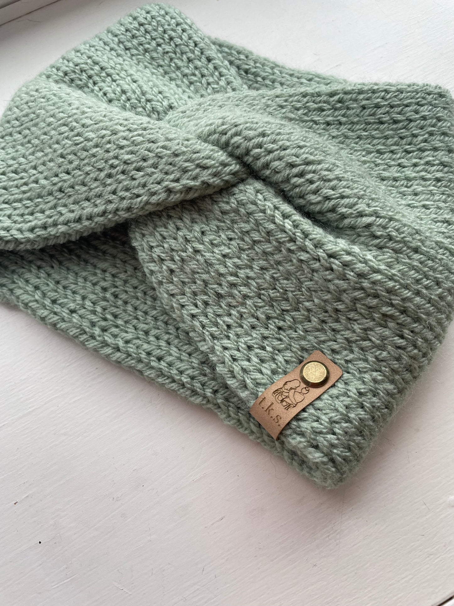 Light Green Twisted Headband