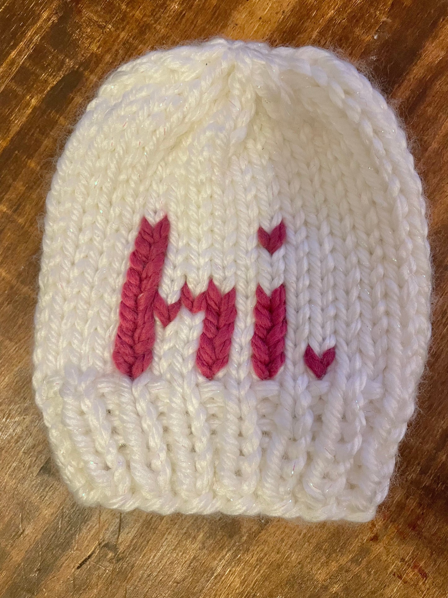 Hi Hat White Sparkle & Pink