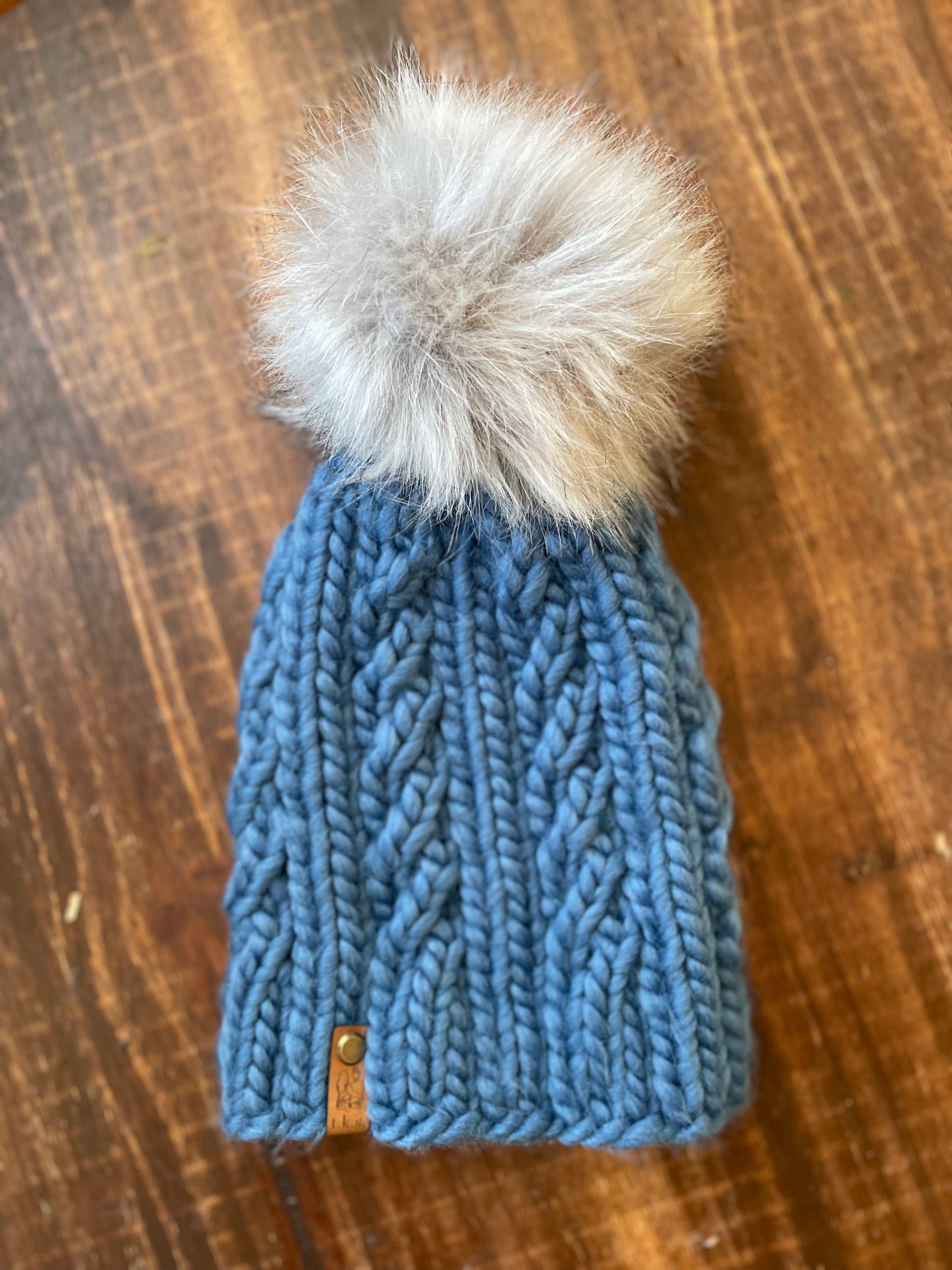 Spindrift Beanie in Light Blue