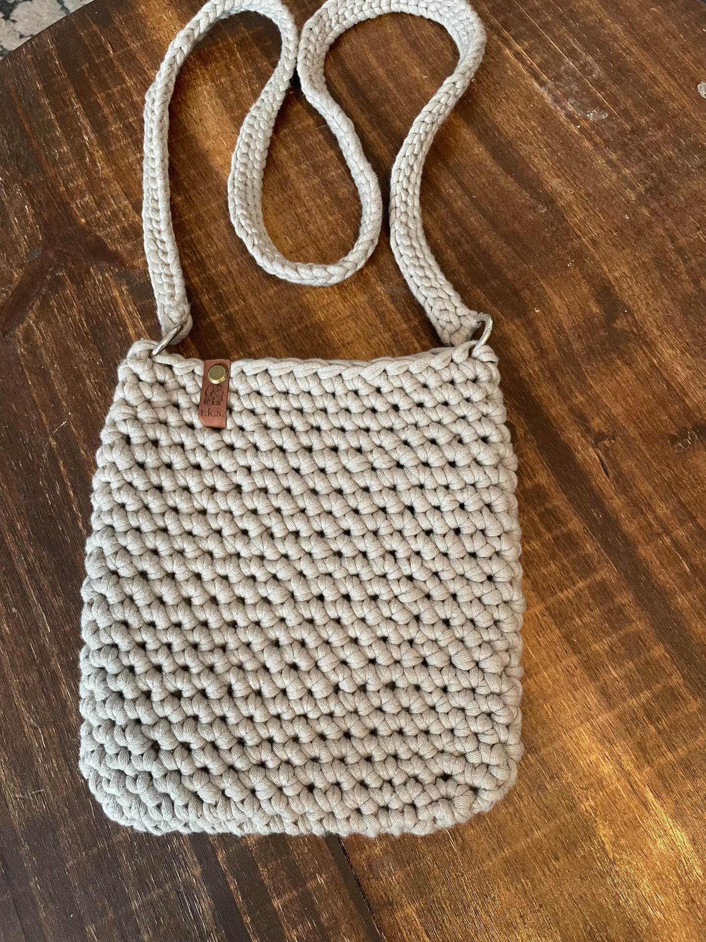 Dark Grey Cross body Bag