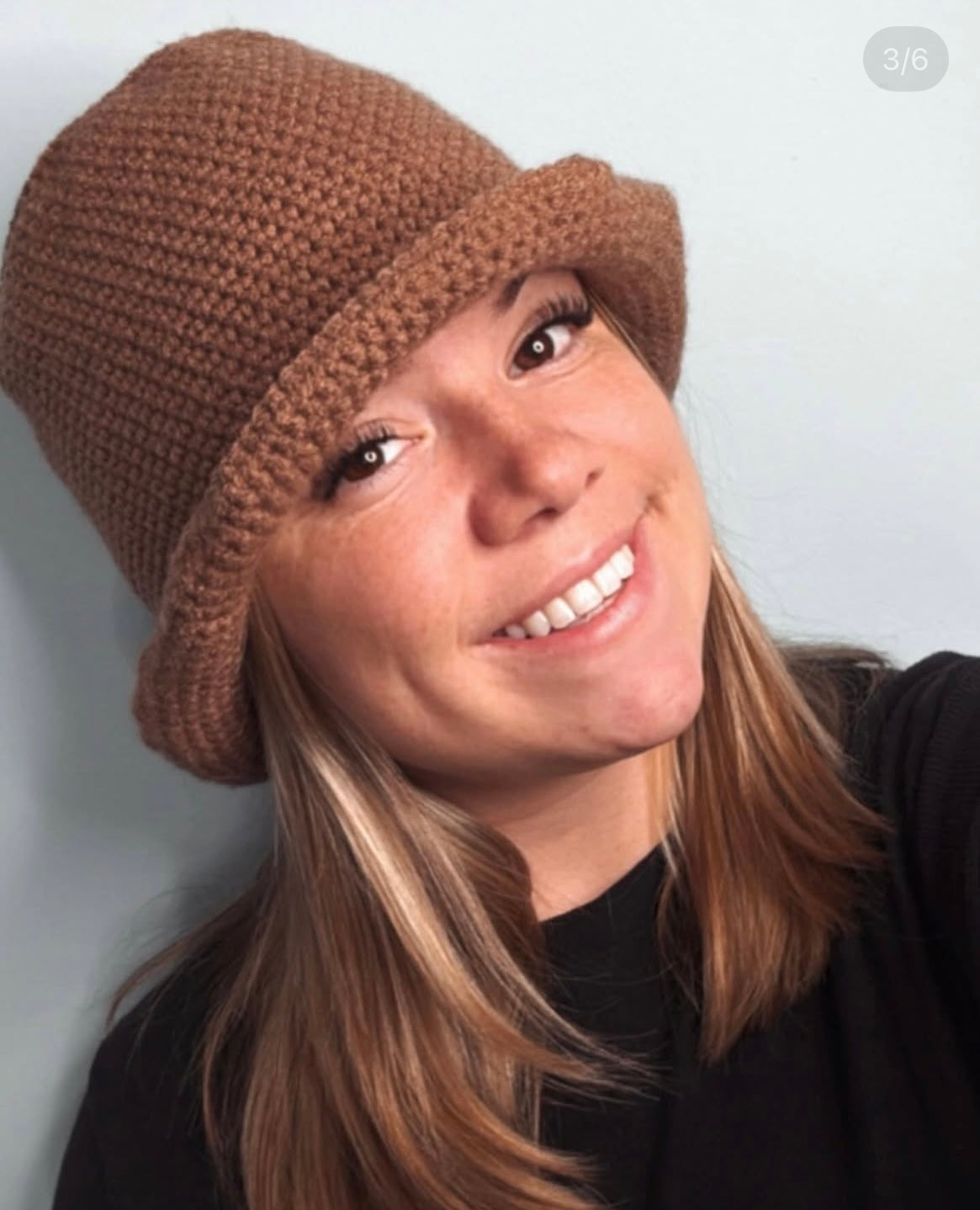 Brown Bucket Hat