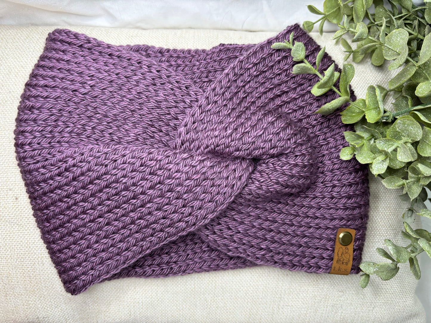 Purple Twist Headband