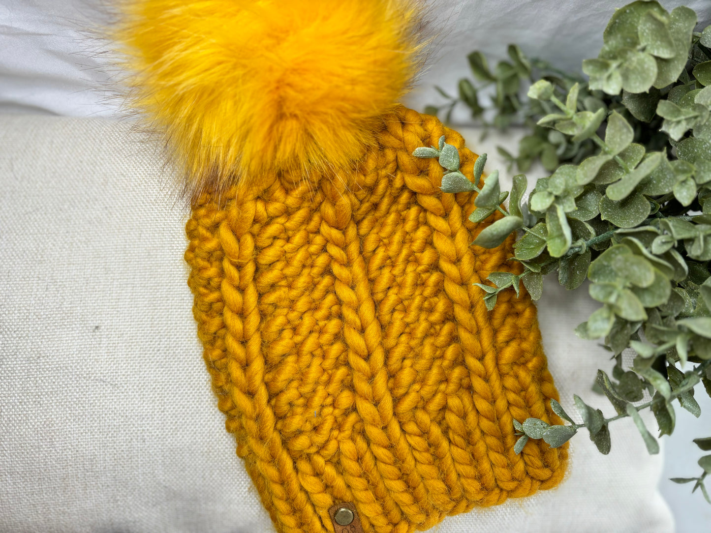 Mustard Hale Beanie