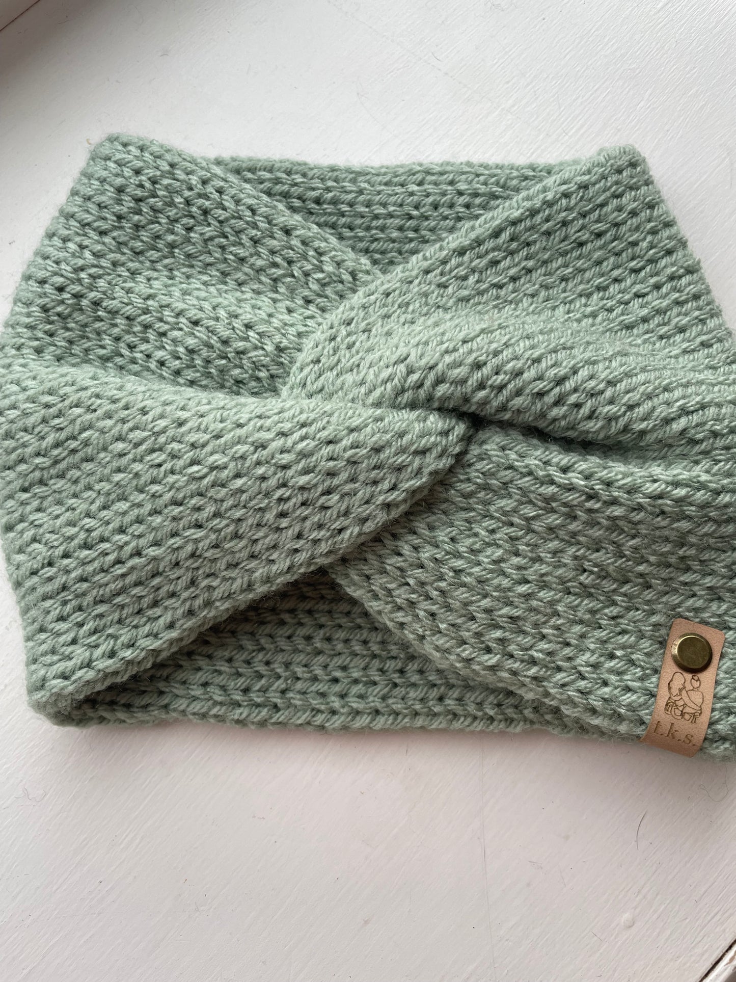 Light Green Twisted Headband