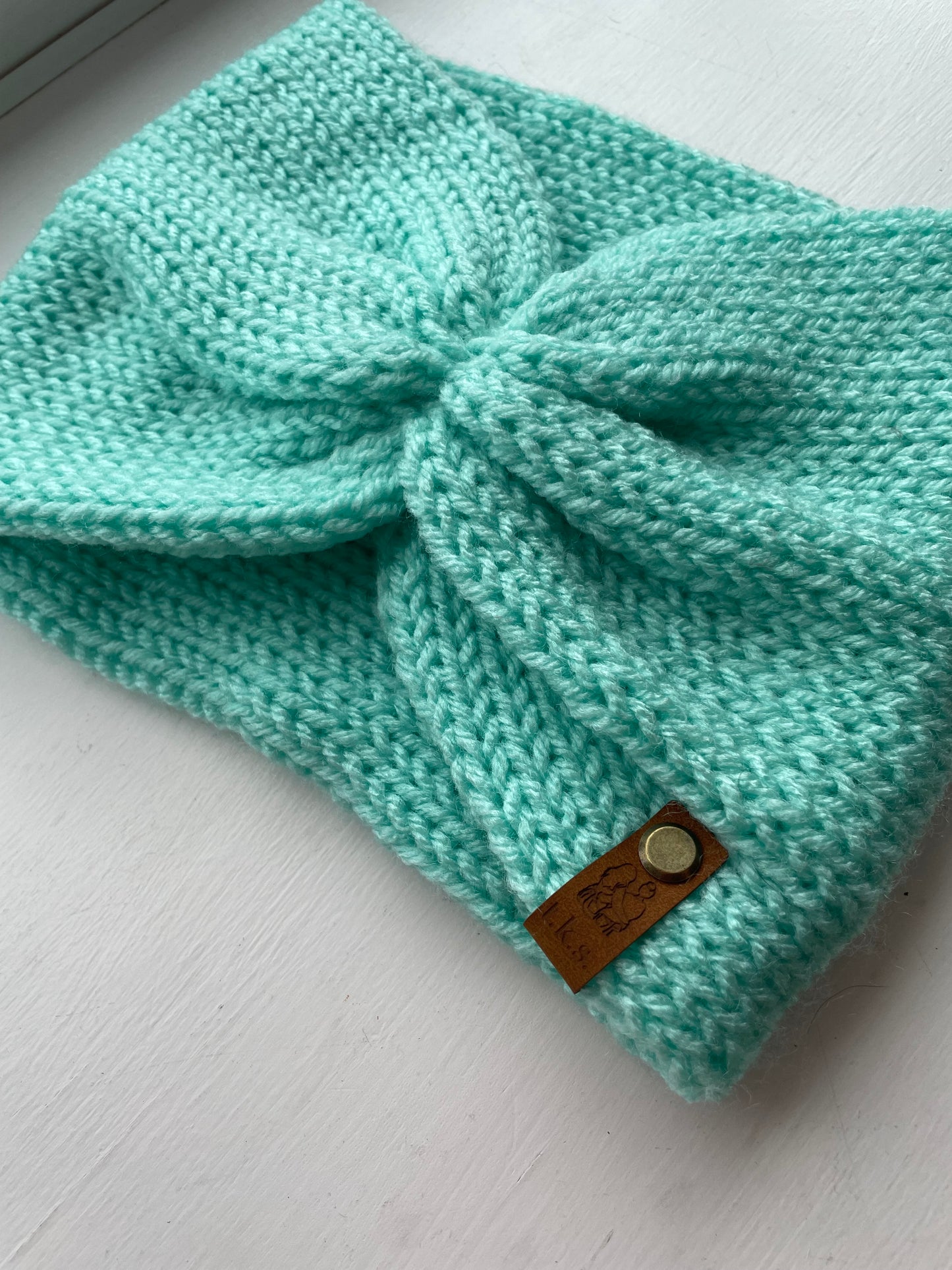 Tiffany Blue Cinched Headband