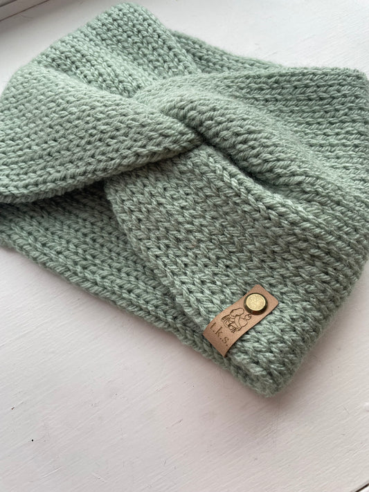 Light Green Twisted Headband