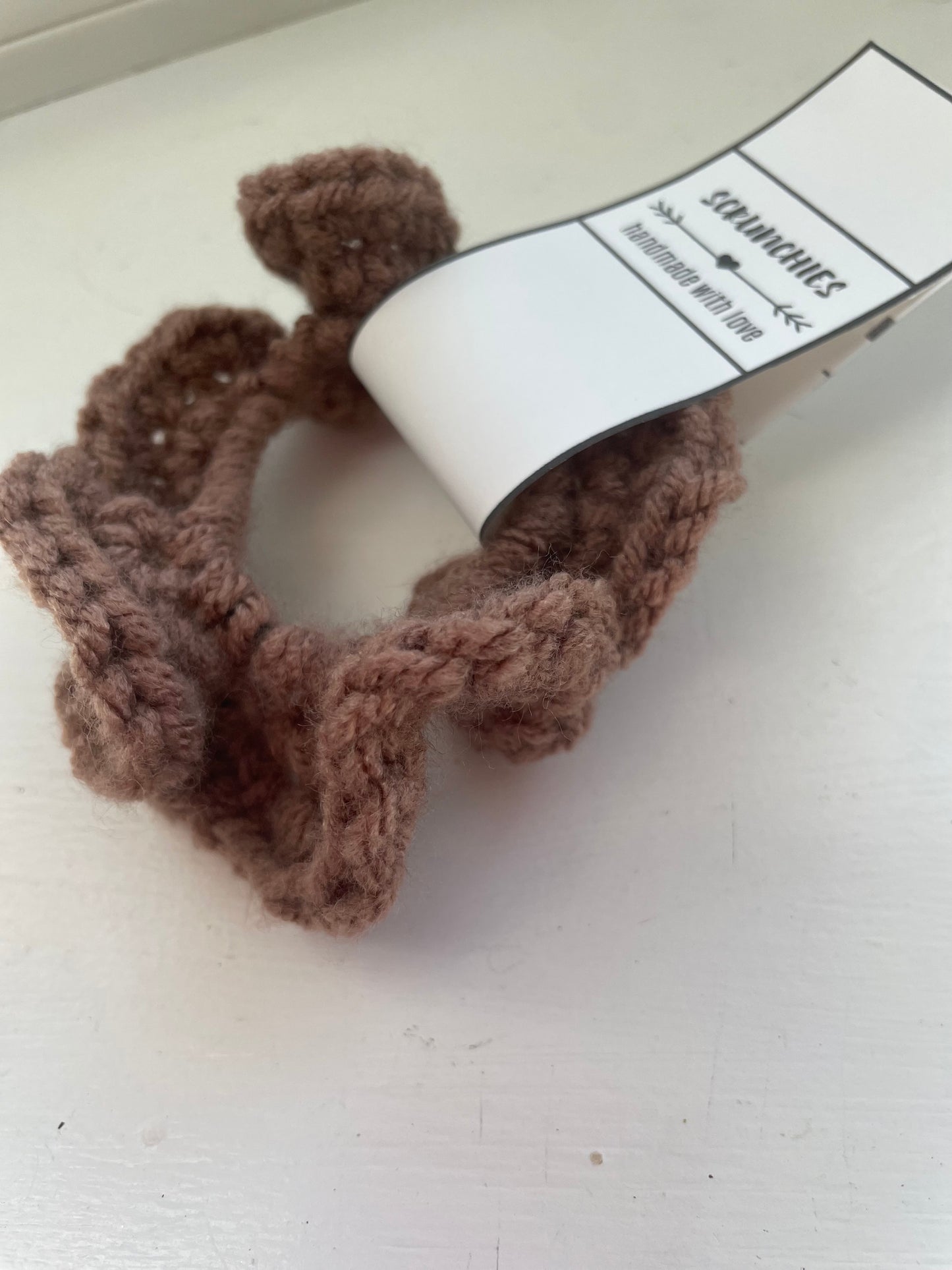 Brown Scrunchie