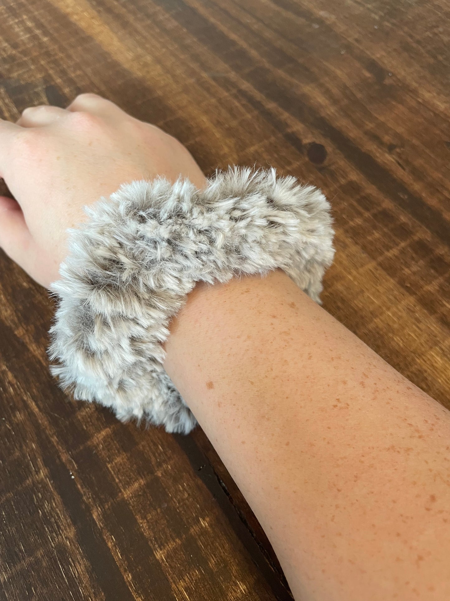 Husky Faux Fur Scrunchie