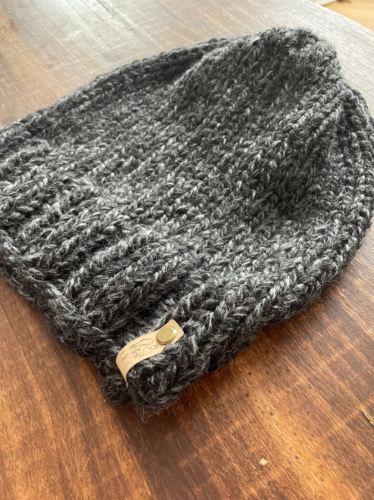 Charcoal Grey Diomedes Beanie(men)