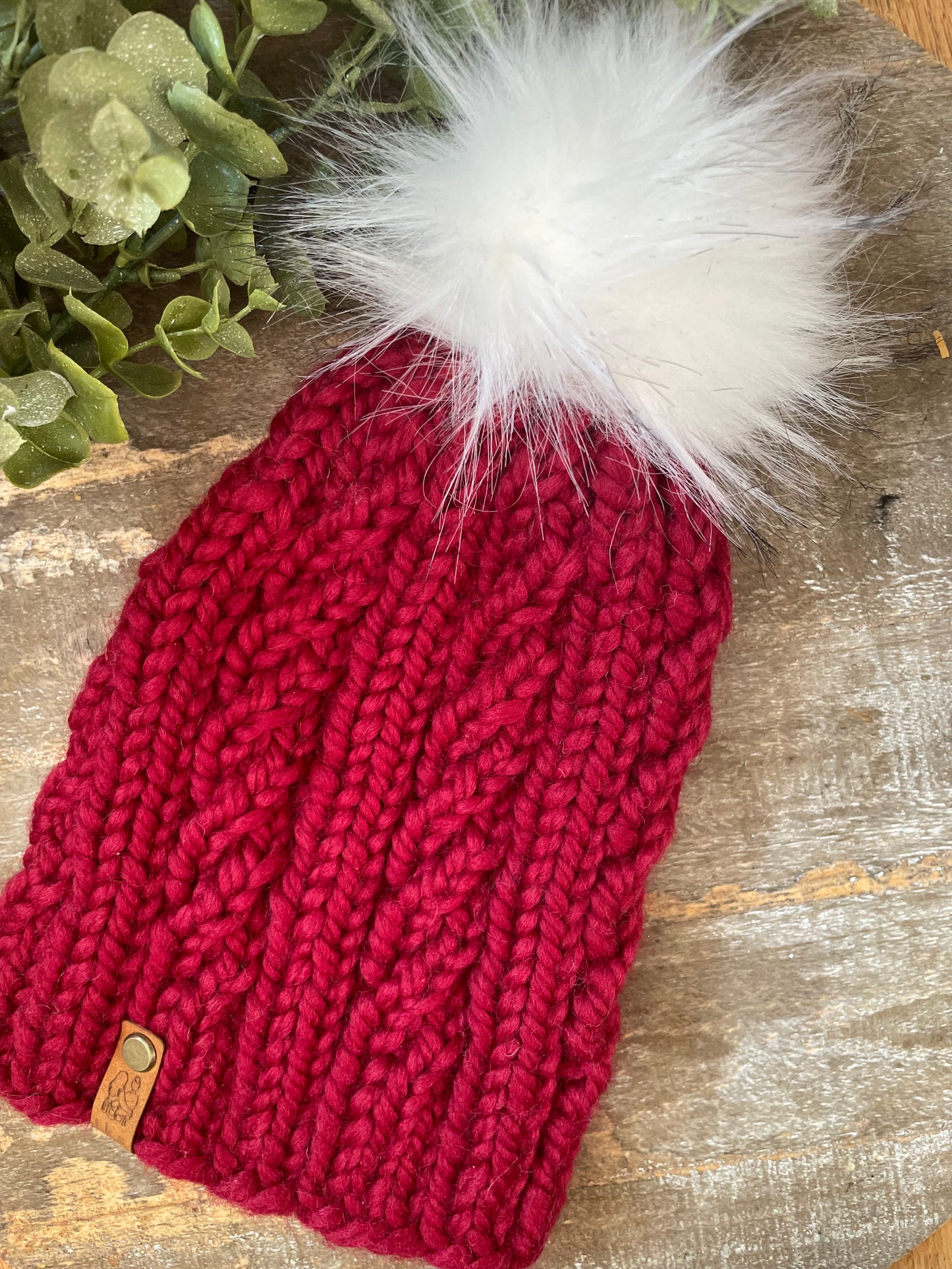 Red Spindrift Beanie
